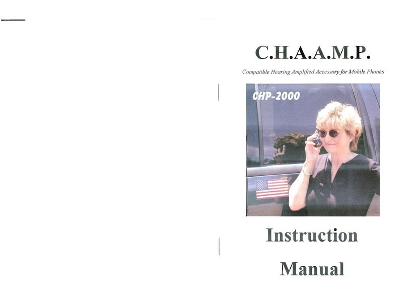 Audex Chaamp CHP-2000 instruction manual