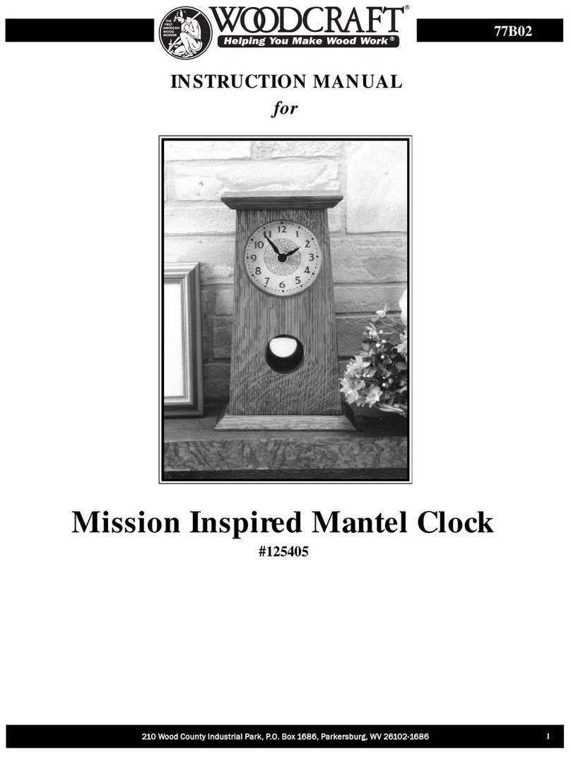 Woodcraft Mission Inspired 125405 User manual