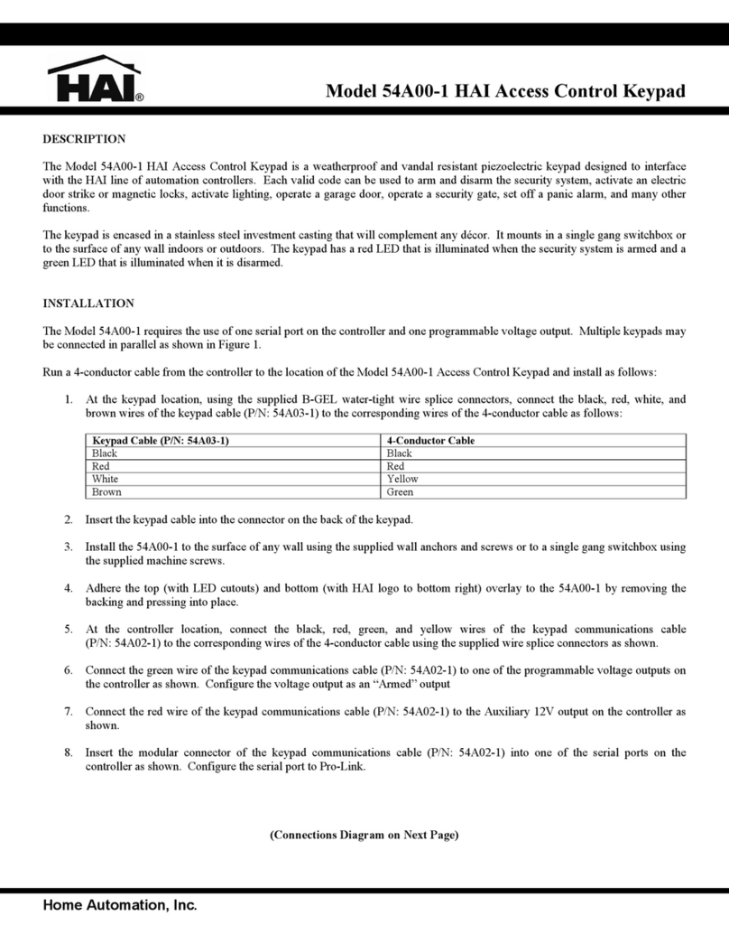 HAI 54A00-1 manual