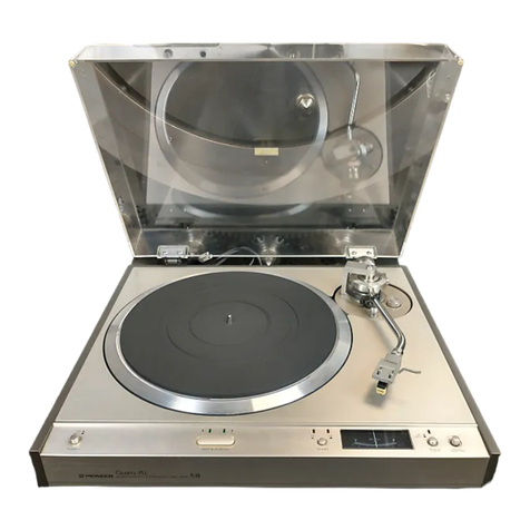 Pioneer PL-610 User manual Pioneer PL-610 User manual