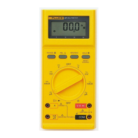 Fluke 27 user manual