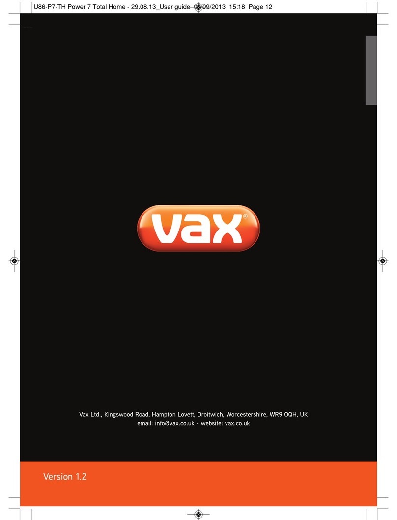 Vax Power 7 SERIES User manual