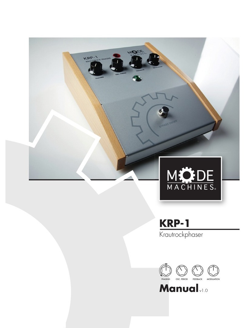 Mode Machines KRP-1 User manual