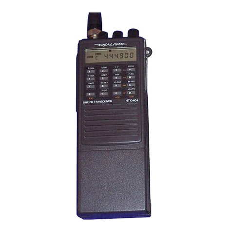 Radio Shack HTX-404 User manual
