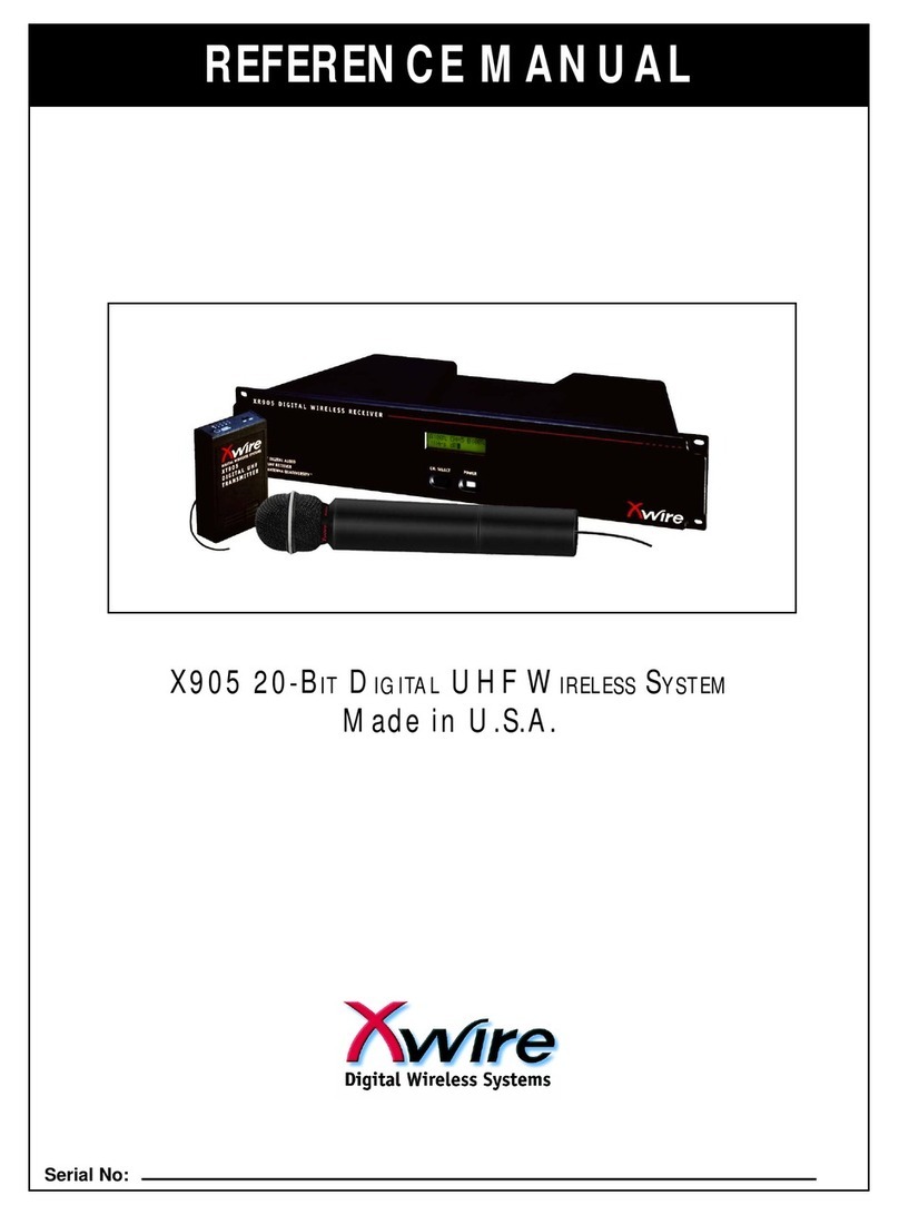 XWire X905 Reference manual