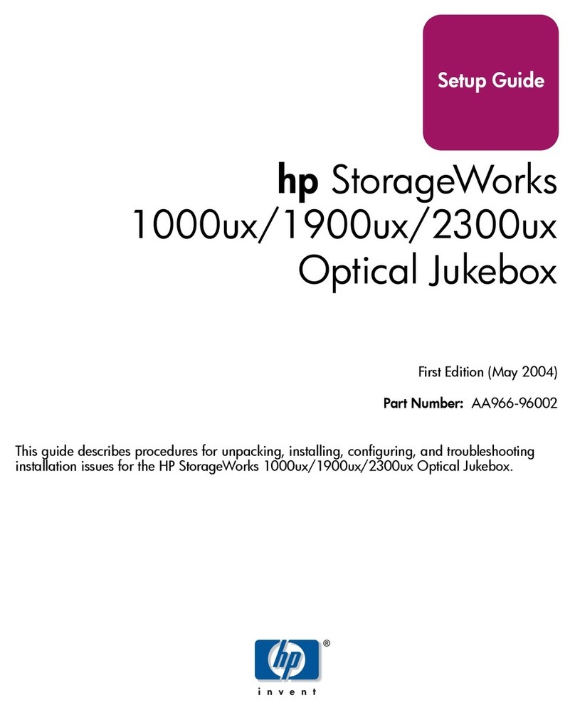 HP StorageWorks 1000ux User manual HP StorageWorks 1000ux User manual