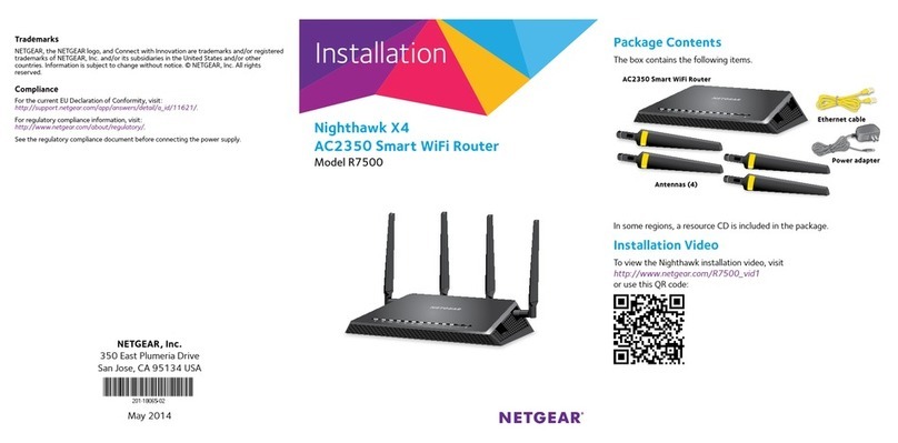 NETGEAR Nighthawk X4 R7500 User manual