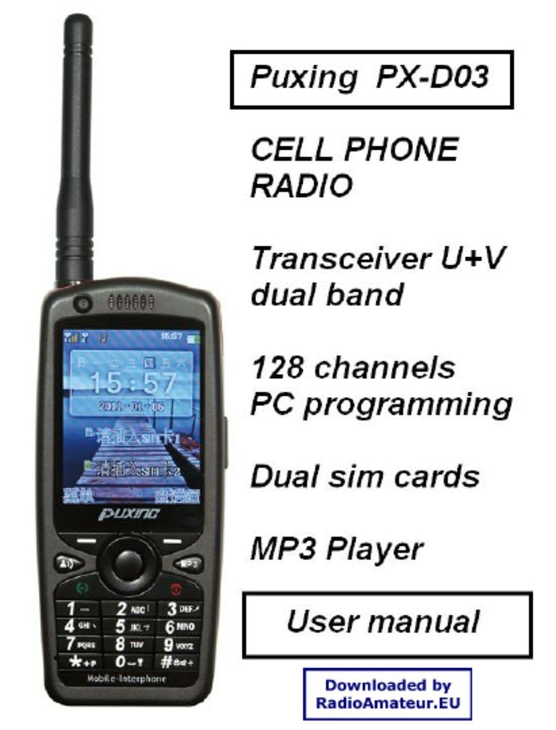 Puxing PX-D03 user manual