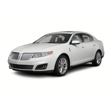 Lincoln 2011 MKS User manual Lincoln 2011 MKS User manual