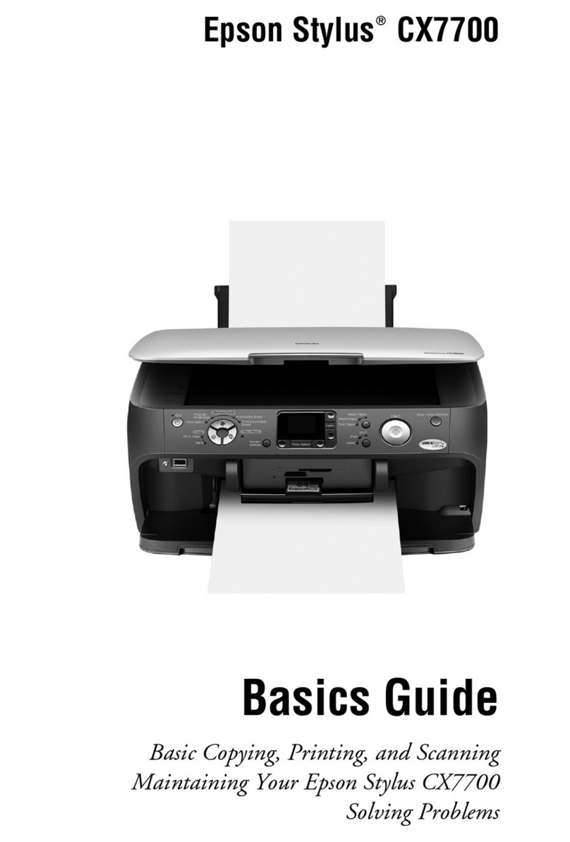 Epson Stylus CX7700 User guide