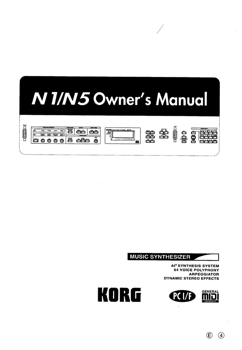 Korg N1 User manual