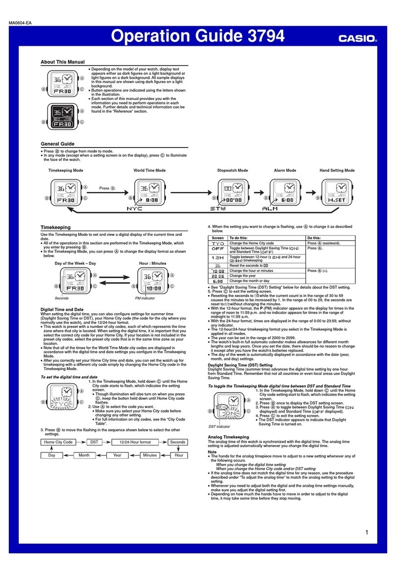 Casio 3749 User manual Casio 3749 User manual