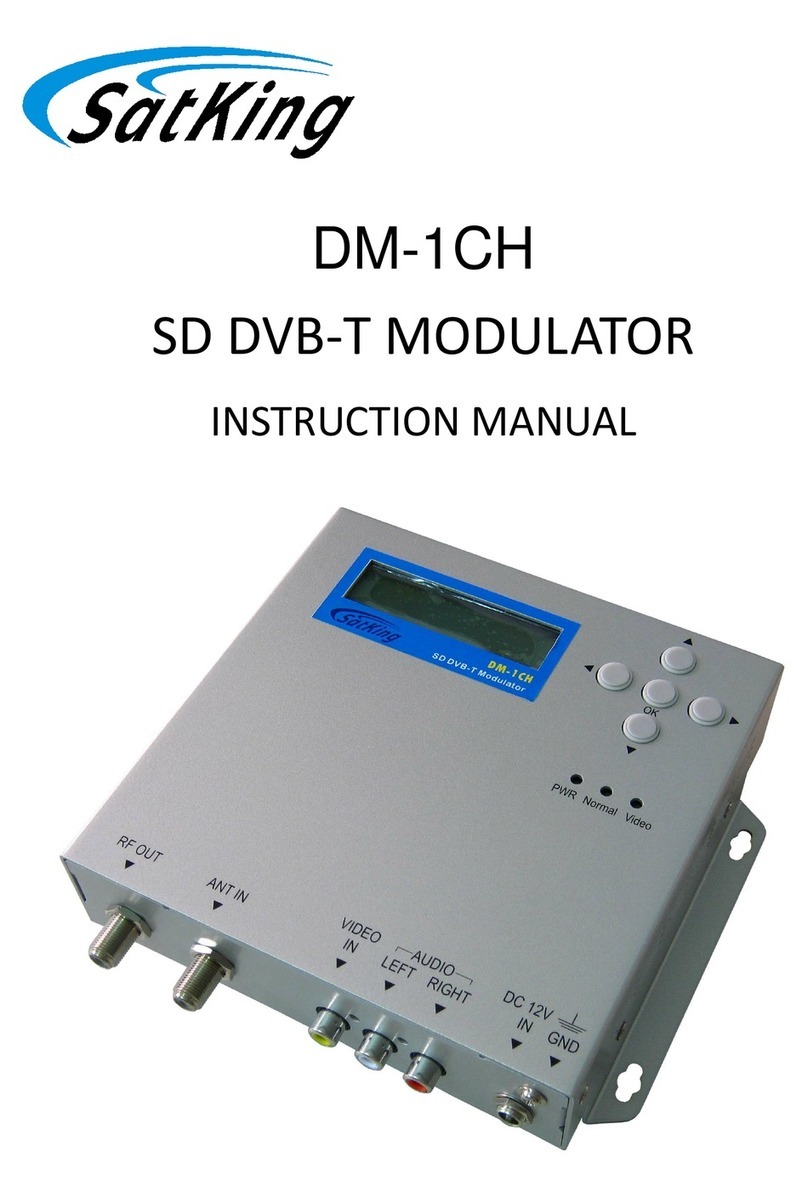 SatKing DM-1CH instruction manual