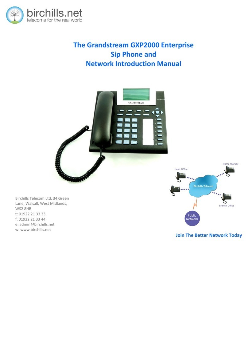 Grandstream Networks Grandstream GXP-2000 Reference manual