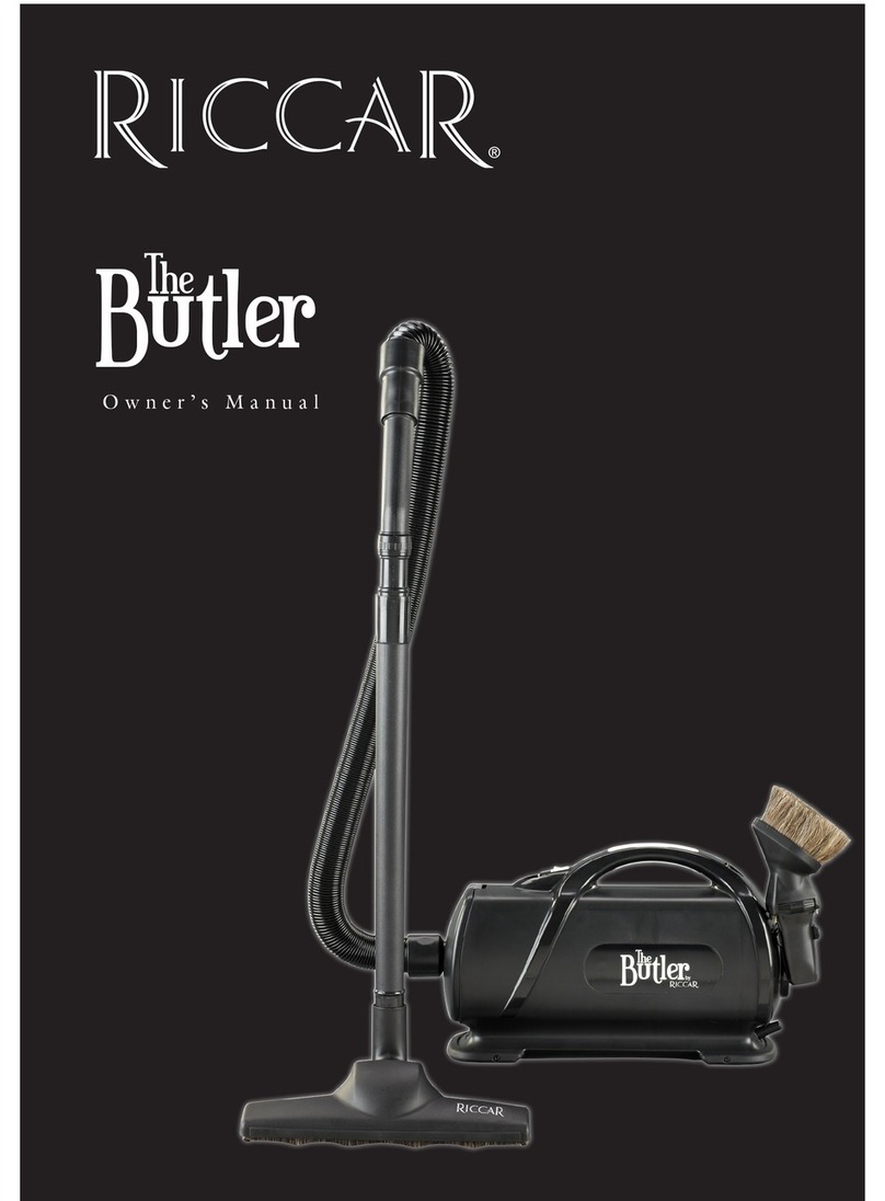 Riccar Butler User manual