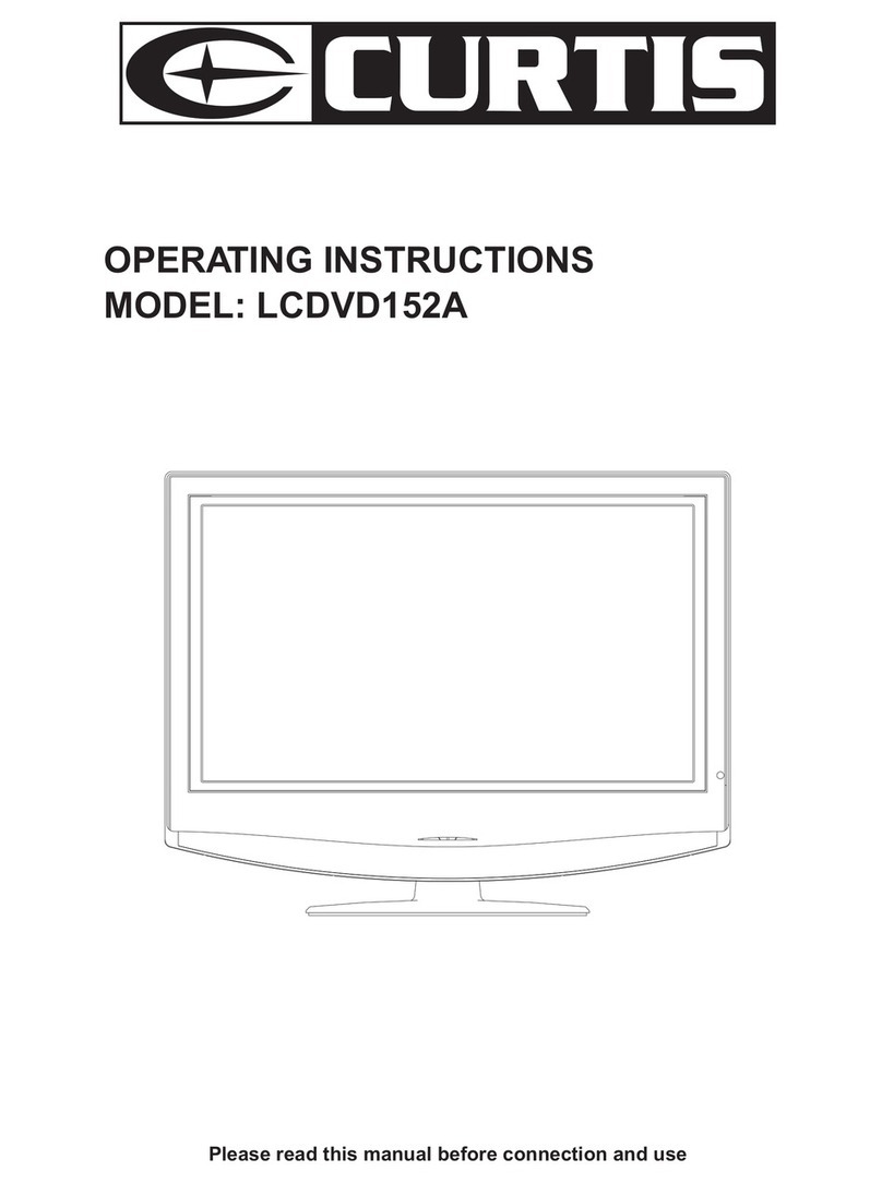 Curtis LCDVD152A User manual