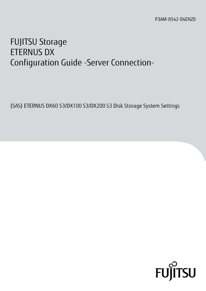 Fujitsu ETERNUS DX60 S3 User manual
