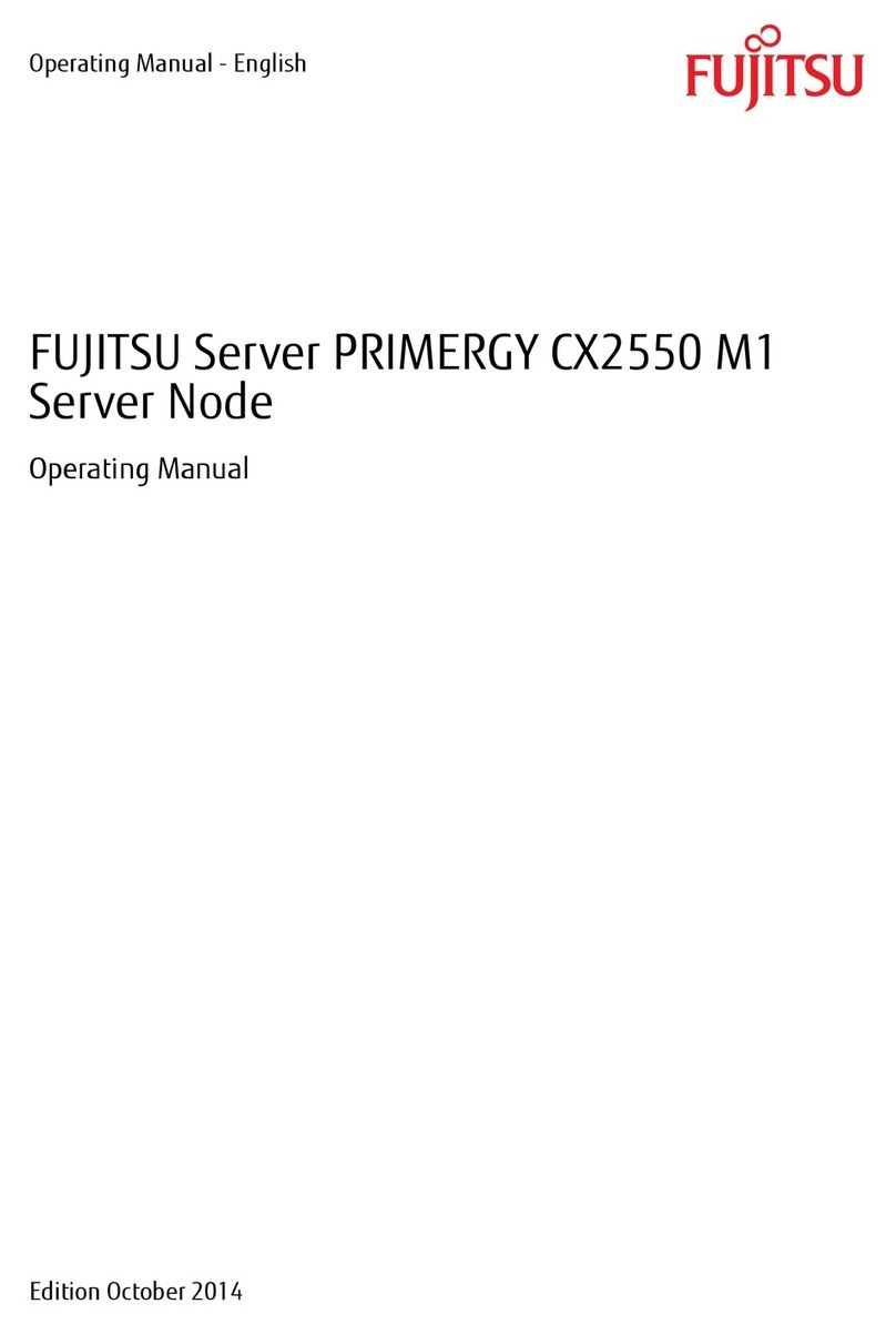 Fujitsu PRIMERGY CX2550 M1 User manual