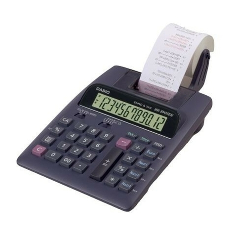 Casio HR-150TER User manual Casio HR-150TER User manual