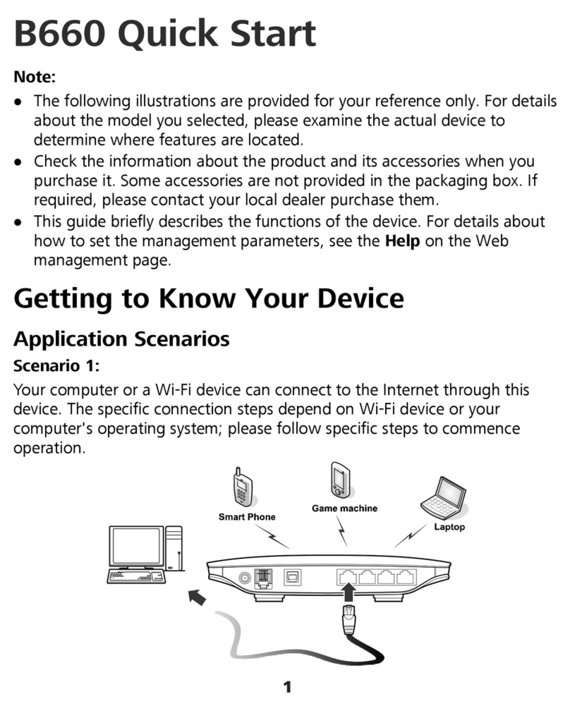 Huawei B660 quick start guide
