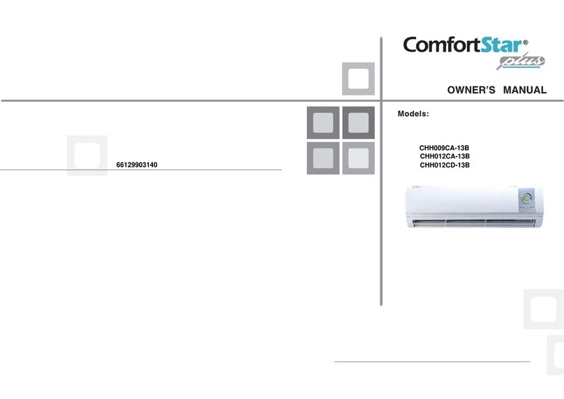 Comfort Star CHH009CA-13B User manual