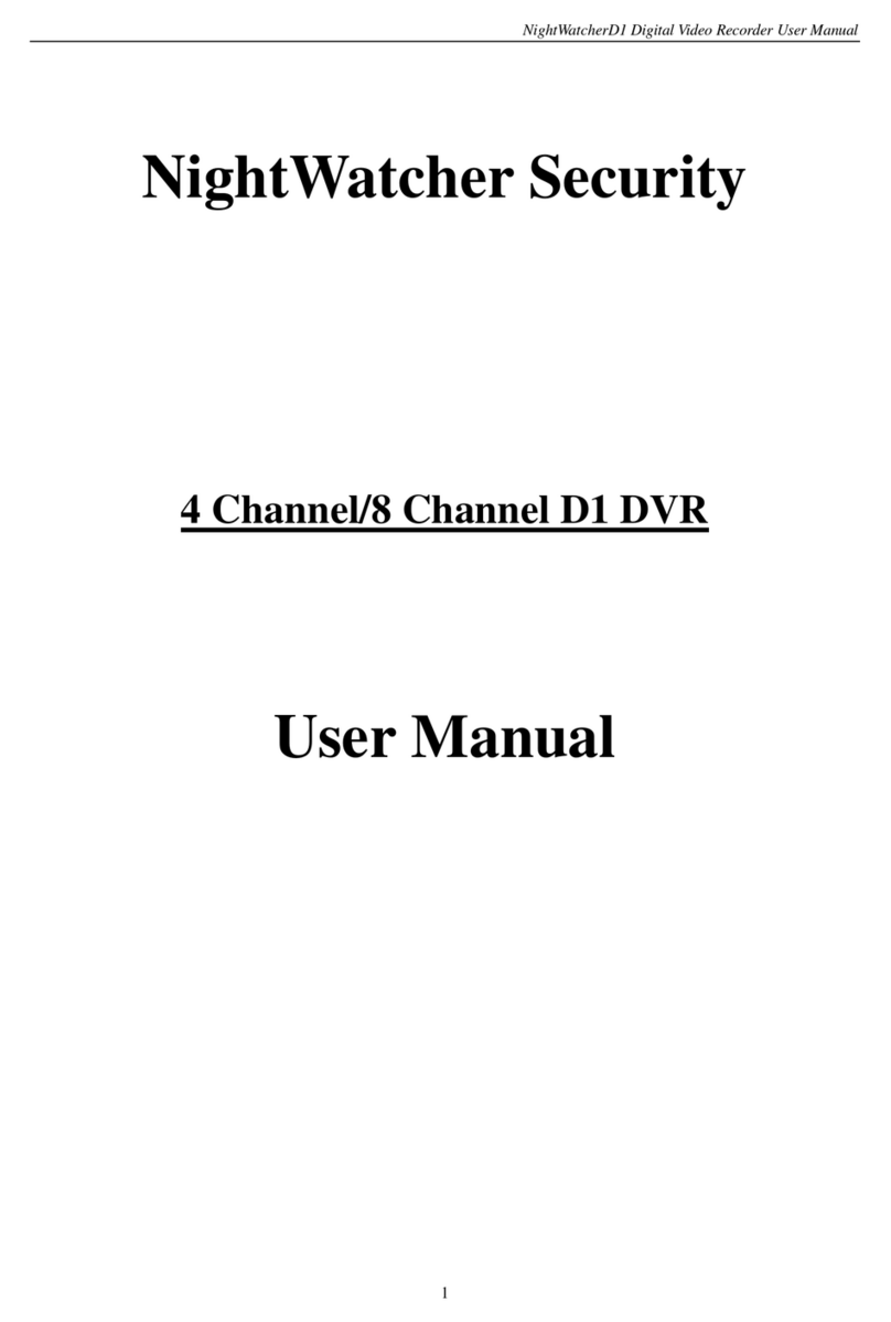 Night Watcher HVR5006D-E User manual