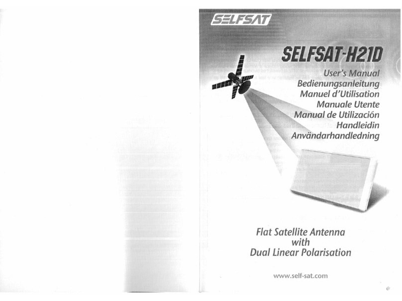Self-Sat H21D User manual Self-Sat H21D User manual