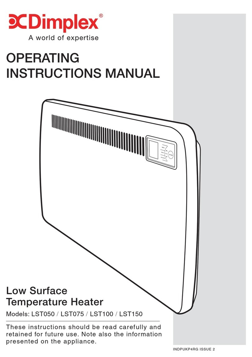 Dimplex LST050 Operating instructions manual
