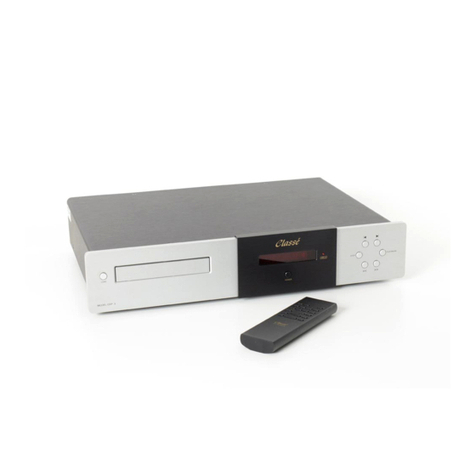 Classe Audio CDP-3 User manual