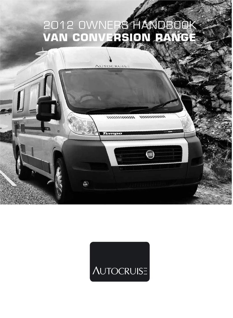 Autocruise 2012 Van Conversion Range Owner's handbook