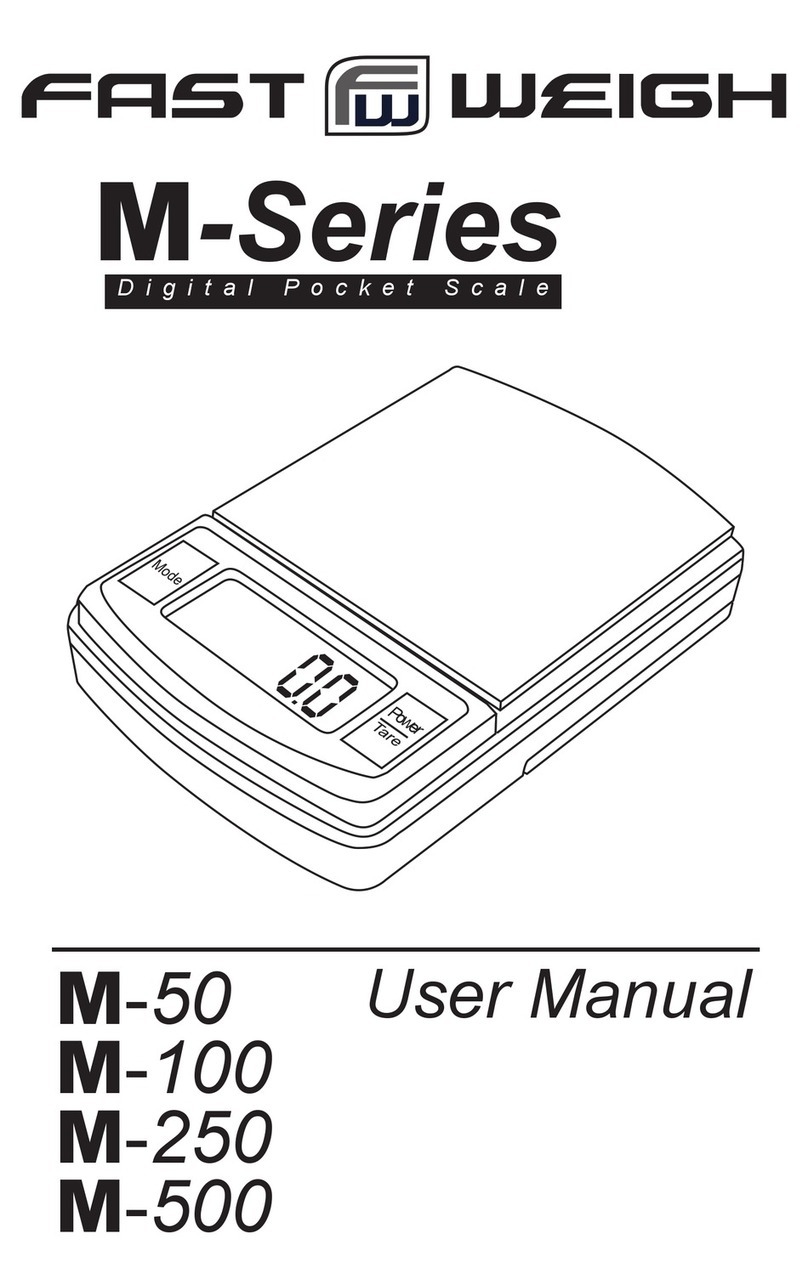 Fast Weigh M-100 user manual