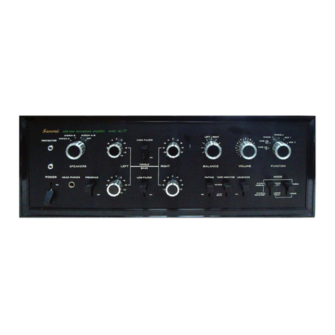 Sansui AU-777 User manual Sansui AU-777 User manual