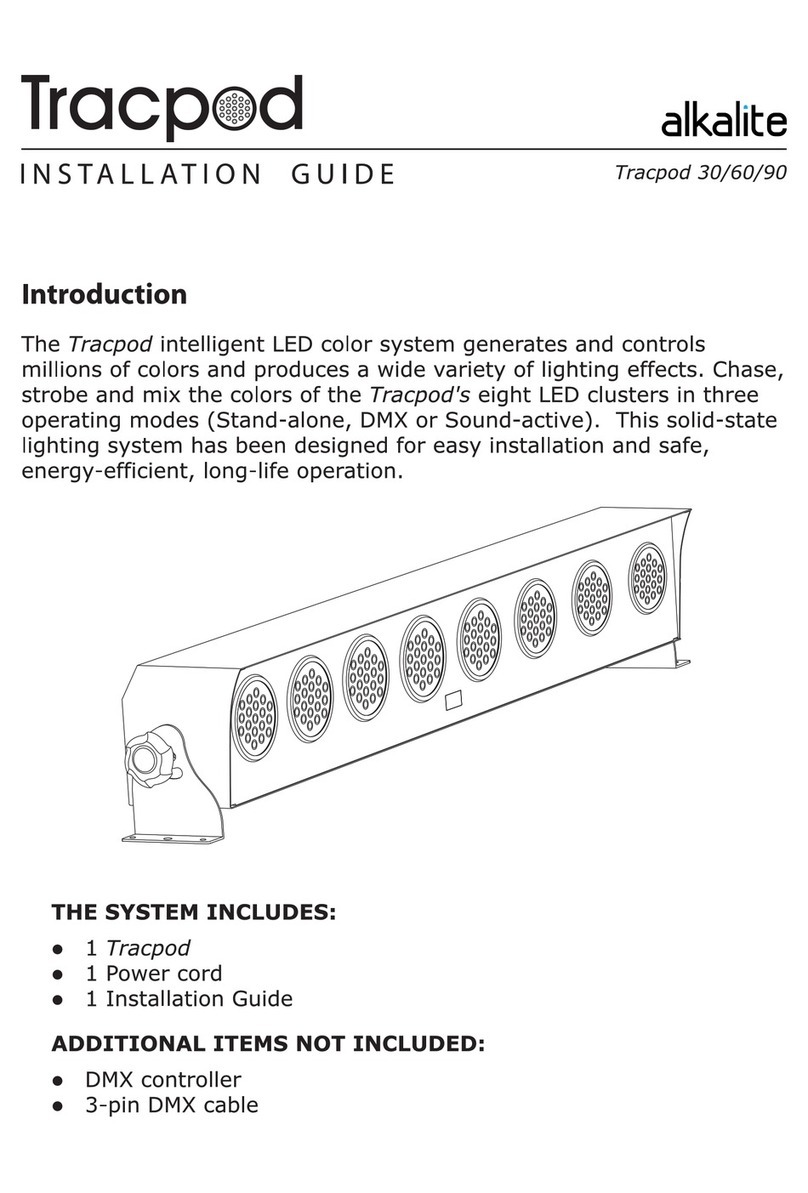 Alkalite Tracpod 30 User manual