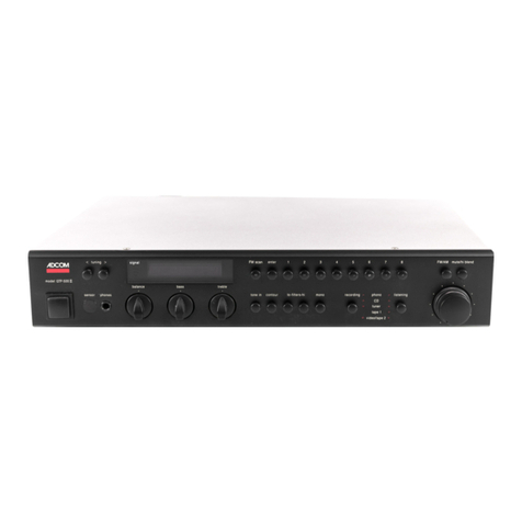 Adcom GTP-500II Service manual