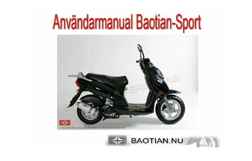 Baotian BT49QT-7 User manual