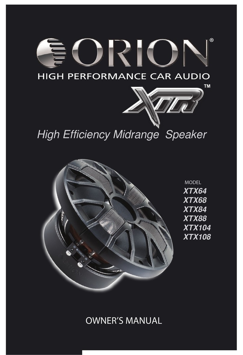 Orion XTX64 owner's manual