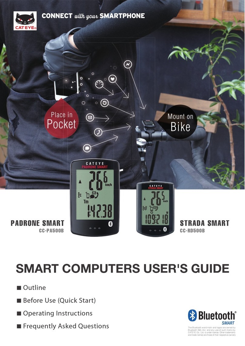 Cateye Padrone Smart CC-PA500B User manual