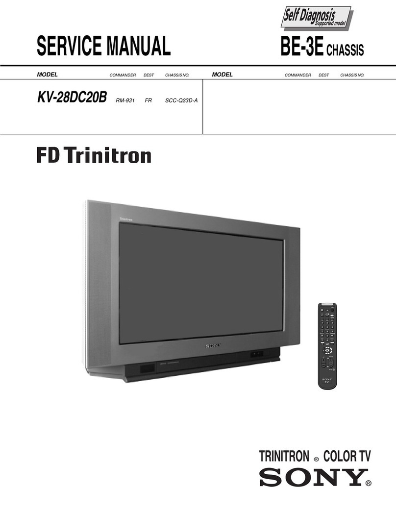 Sony Trinitron KV-28DC20B Service manual