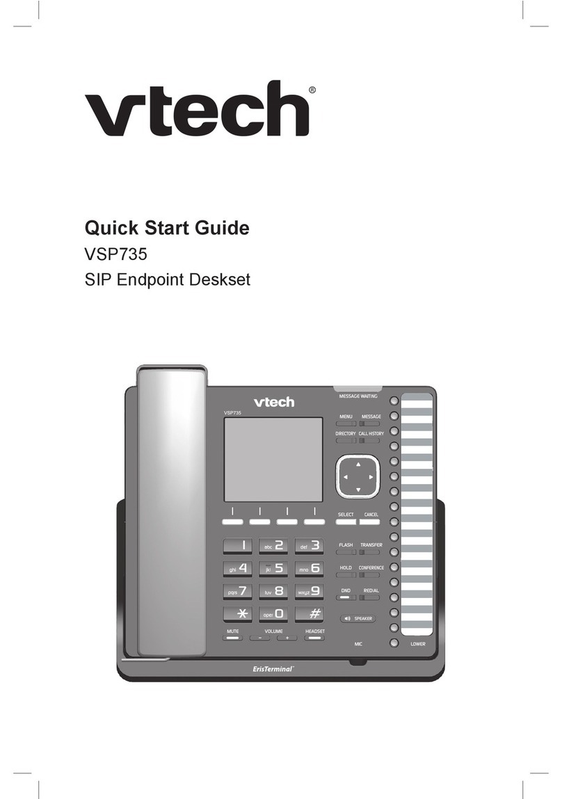 V-tech VSP735 User manual