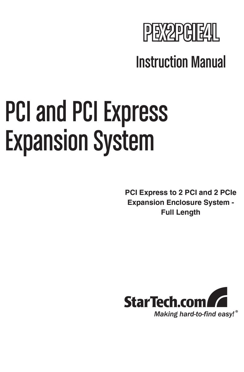 StarTech.com PEX2PCIE4L instruction manual StarTech.com PEX2PCIE4L instruction manual