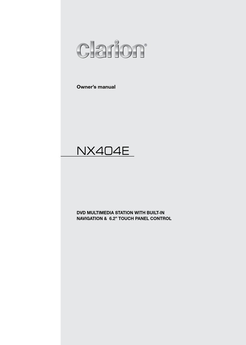 Clarion NX404E User manual