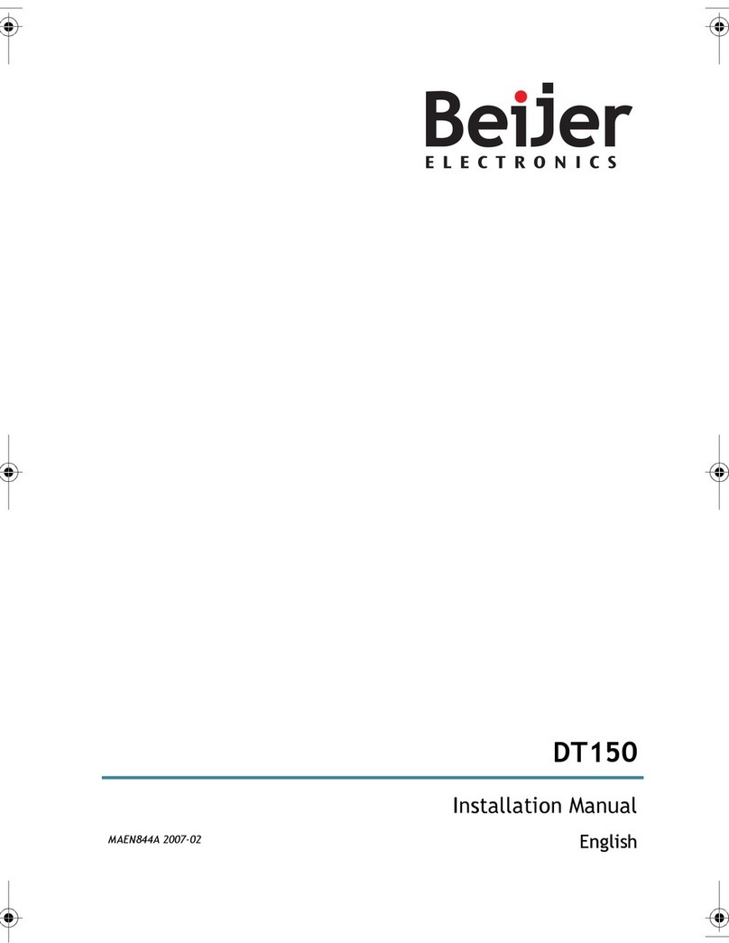BeiJer DT150 User manual