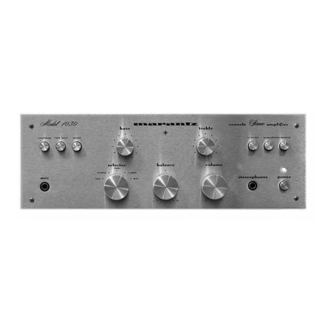 Marantz 1030 User manual
