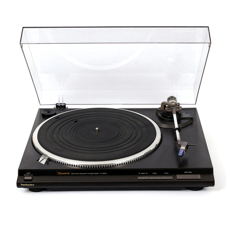 Technics SL-QD33 User manual