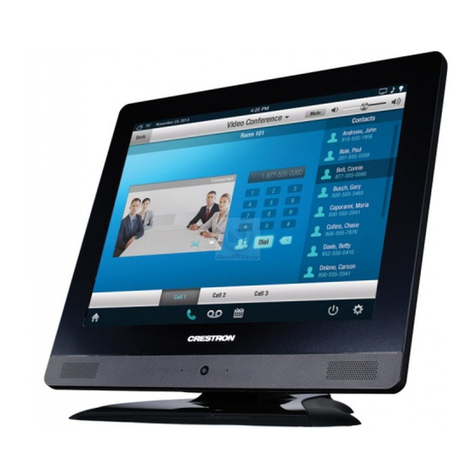 Crestron TPMC-V12 & TPMC-V15 operating guide