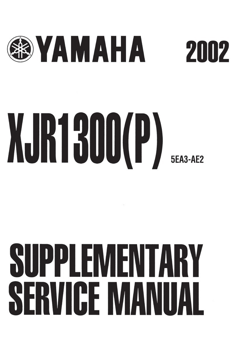 Yamaha 2002 XJR1300 User manual