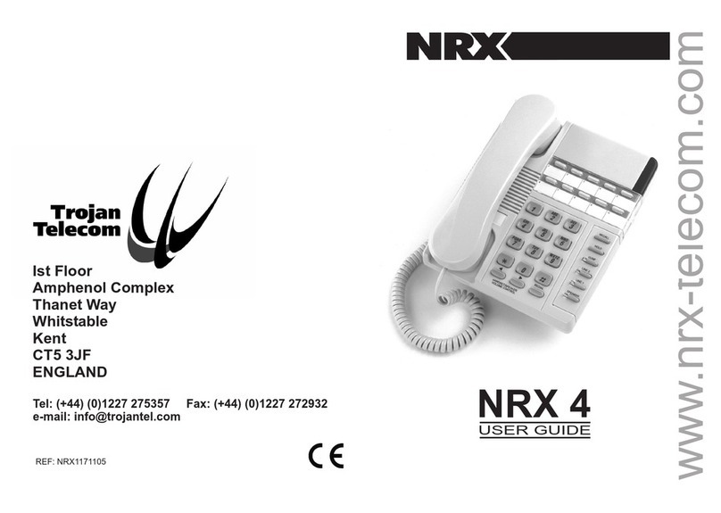 Trojan Telecom NRX 4 User manual