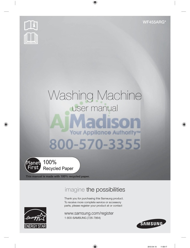 Samsung WF455ARG SERIES User manual