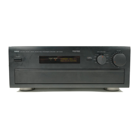 Yamaha DSP-A1000 User manual Yamaha DSP-A1000 User manual