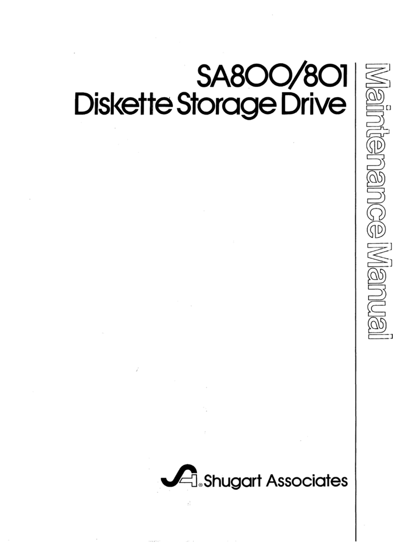 Shugart SA800 User manual